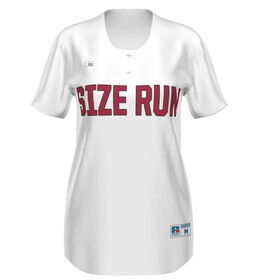 Russell Athletic 7S5S2X Ladies FreeStyle Sublimated Two-Button Softball Jersey