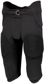 Russell Youth Integrated 7-Piece Pad Pants (F25PFW) – 100% Polyester Double Knit, Sizes XS-2XL, Regular Fit
