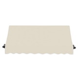 Awntech 5 ft Charleston™ Fixed Awning (64.5 in W x 56 in H x 36 in Proj), Linen