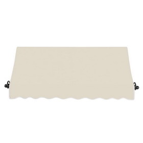 Awntech 5 ft Charleston&#153; Fixed Awning (64.5 in W x 56 in H x 36 in Proj), Linen