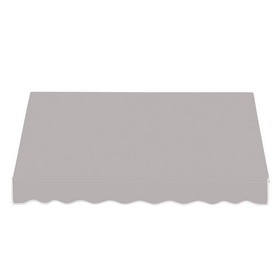 Awntech 8 ft Dallas Retro&#153; Fixed Awning (100.5 in W x 24 in H x 36 in Proj), Gray Light