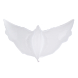 GOGO 60 Pieces Flying Pigeon Peace Dove Balloons, White Foil Balloons For Wedding Memory