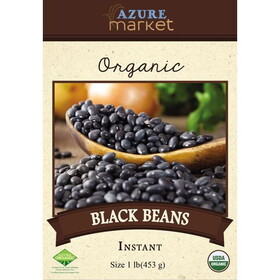 Azure Market Organics Black Beans, Instant, Organic