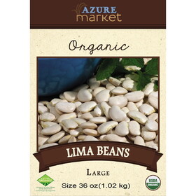 Azure Market Organics Lima Beans, Large, Organic