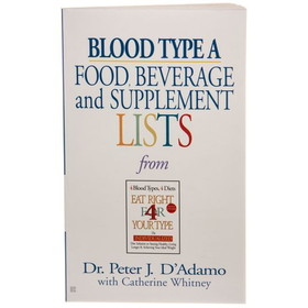 Books Blood Type A Food, Bev/Supplement