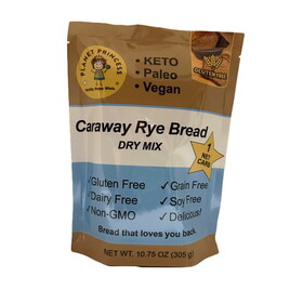 Planet Princess Caraway Rye Bread, Baking Mix, GF