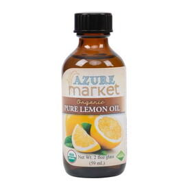 Azure Market Organics Lemon Oil, Pure, Organic