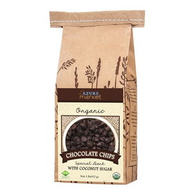 Azure Market Organics Chocolate Chips, Special Dark, Coconut Sugar, Organic