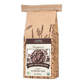 Azure Market Organics Milk Chocolate Chips, Dark, Vegan, Organic