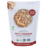 One Degree Instant Oatmeal, Sprouted Apple Cinnamon