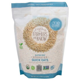 One Degree Oats, Quick, Sprouted, Organic