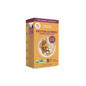 One Degree Instant Protein Oatmeal, Sprouted Banana Brown Sugar, Organic