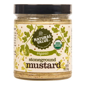 Natural Value Stone Ground Mustard, Organic