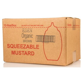 Eden Foods Brown Mustard, Squeezable, Organic