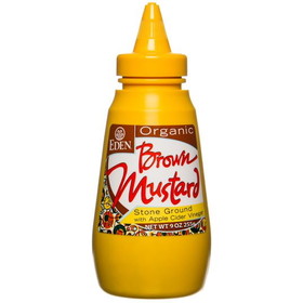 Eden Foods Brown Mustard, Squeezable, Organic