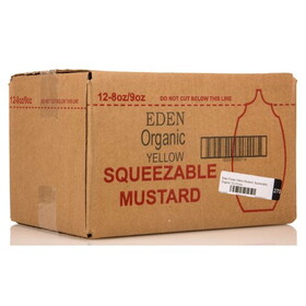Eden Foods Yellow Mustard, Squeezable, Organic