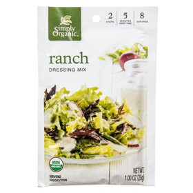Simply Organic Ranch Dressing Mix, Organic