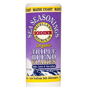 Maine Coast Sea Seasonings, Triple Blend Flakes Shaker, Organic