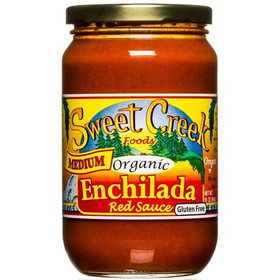 Sweet Creek Foods Enchilada Red Sauce, Medium, Organic