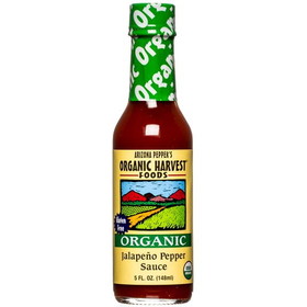 Organic Harvest Foods Red Jalapeno Pepper Sauce, Organic, Gluten Free