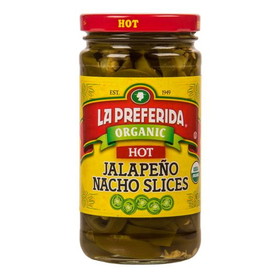 La Preferida Jalapeno Nacho Slices, Hot, Organic