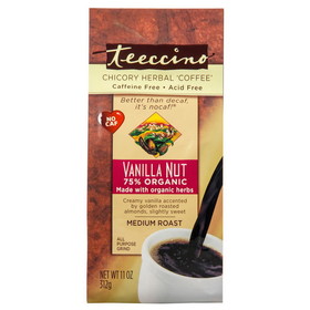 Teeccino Vanilla Nut, Chicory, Herbal Coffee