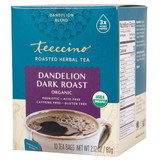 Teeccino Dandelion Dark Roast, Roasted, Herbal Tea Bags, Organic