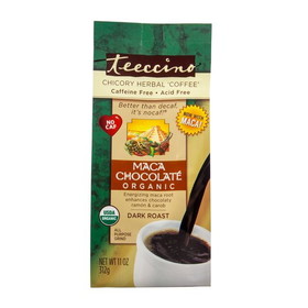 Teeccino Maca Chocolate, Chicory, Herbal Coffee, Organic