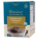 Teeccino Dandelion Turmeric, Roasted, Herbal Tea Bags, Organic