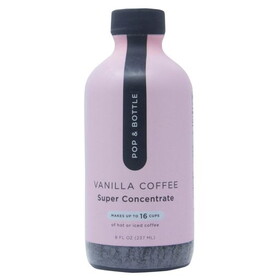 POP &amp; BOTTLE Coffee Super Concentrate, Vanilla, Organic