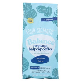 Four Sigmatic Balance Coffee, Ground, Organic