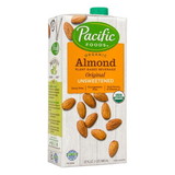 Pacific Foods Almond Beverage, Unsweetened, Original, Organic