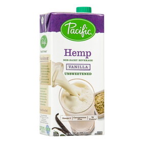 Pacific Foods Hemp Milk, Unsweetened, Vanilla, All Natural