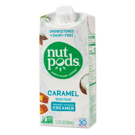 Nutpods Creamer, Dairy-Free, Caramel, Unsweetened, Shelf Stable