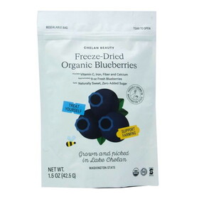 Chelan Beauty Blueberries, Freeze Dried, Organic