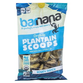 BARNANA Plantain Scoops, Rowdy Ranch, Organic
