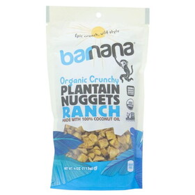 BARNANA Plantain Nuggets, Ranch, Organic
