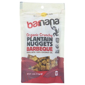 BARNANA Plantain Nuggets, Barbeque, Organic