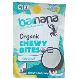 BARNANA Banana Bites, Coconut, Organic