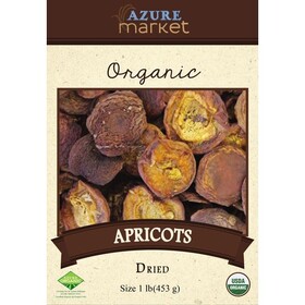 Azure Market Organics Apricots, Dried, Organic