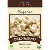 Azure Market Organics Bananas, Diced, Freeze Dried, Organic