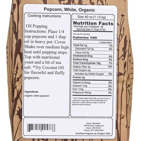 Azure Market Organics Popcorn, White, Organic