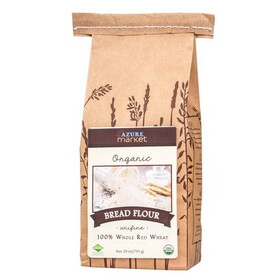 Azure Market Organics Bread Flour 100% Whole Red Wheat (Unifine), Organic