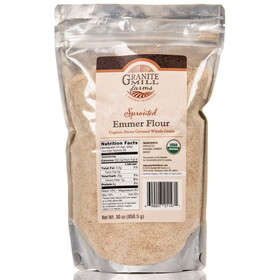 Granite Mill Farms Emmer Flour, Sprouted, Organic