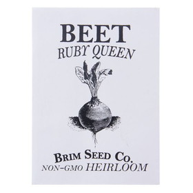 Brim Seed Co. Beet, Ruby Queen Heirloom Seed
