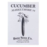 Brim Seed Co. Cucumber, Marketmore 76 Seed