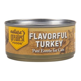 Nature's Greatest Foods Cat Food Pat&#232;, Canned, Flavorful Turkey