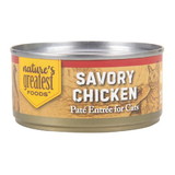 Nature's Greatest Foods Cat Food Patè, Canned, Savory Chicken