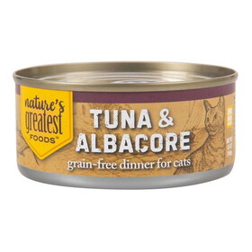 Nature's Greatest Foods Cat Food, Canned, Tuna &amp; Albacore in Jelly