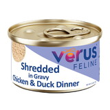 Verus Cat Food, Canned, Shredded Chicken & Duck